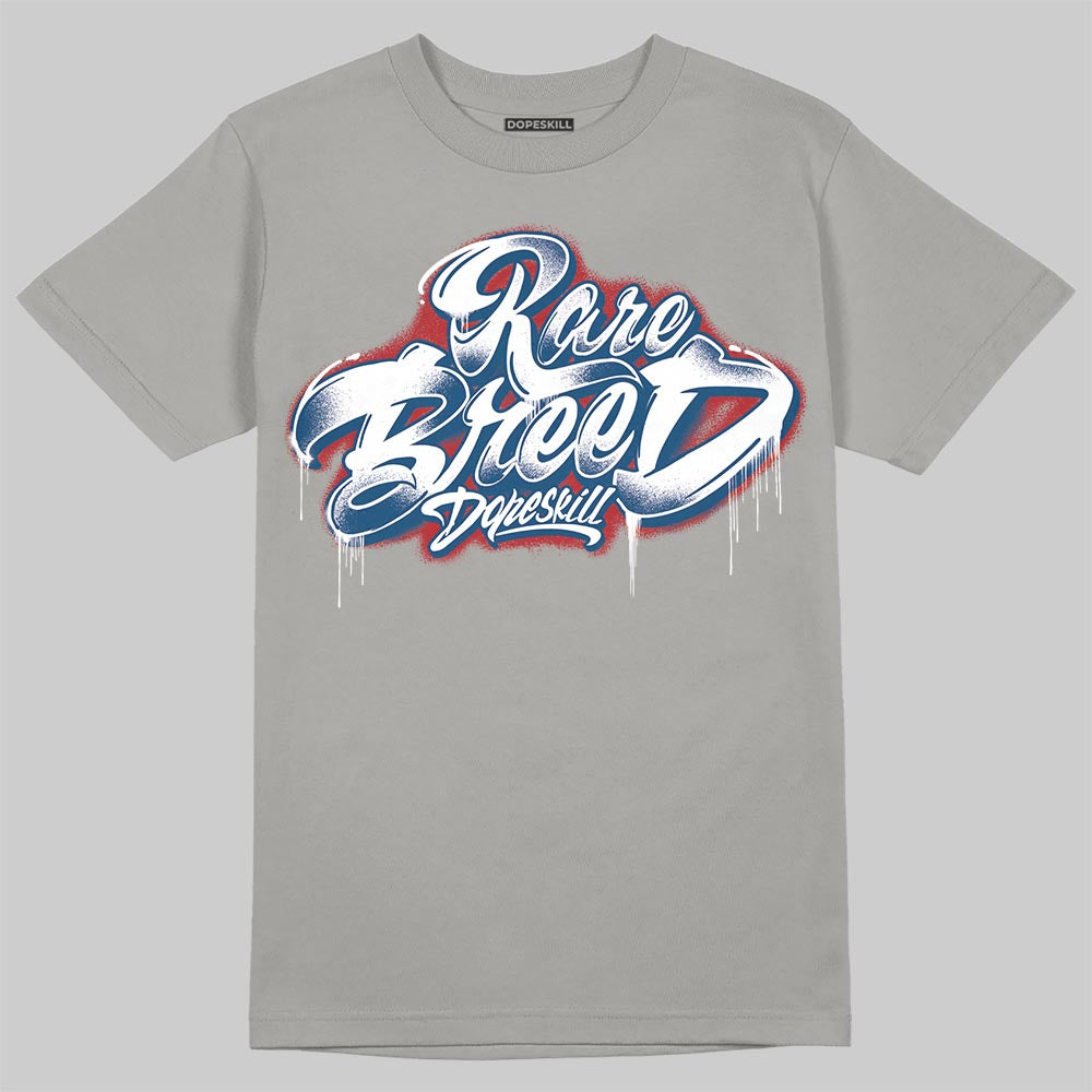 Jordan 12 Retro French Blue (2025) DopeSkill T-Shirt Rare Breed Type Graphic Streetwear - Gravel