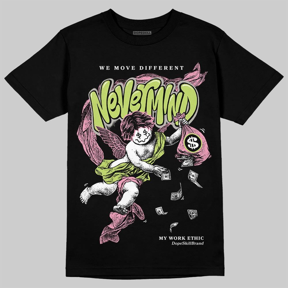 Chase B x Travis Scott x Jordan Jumpman Jack DopeSkill T-Shirt Nevermind Graphic Streetwear - Black