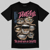 Jordan 1 High OG "Self-Expression" DopeSkill T-Shirt The Mouth With No Droughts Graphic Streetwear - Black