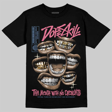 Jordan 1 High OG "Self-Expression" DopeSkill T-Shirt The Mouth With No Droughts Graphic Streetwear - Black
