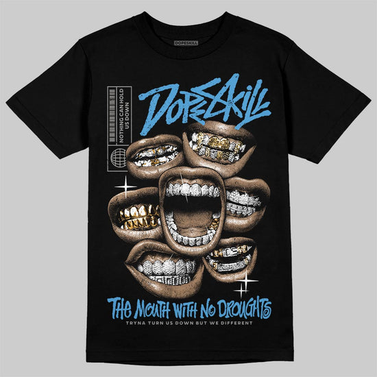 Air Max 95 OG Blue Spark DopeSkill T-Shirt The Mouth With No Droughts Graphic Streetwear - Black