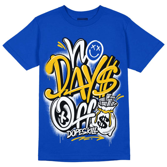 Jordan 14 “Laney” DopeSkill Varsity Royal T-Shirt No Days Off Graphic Streetwear