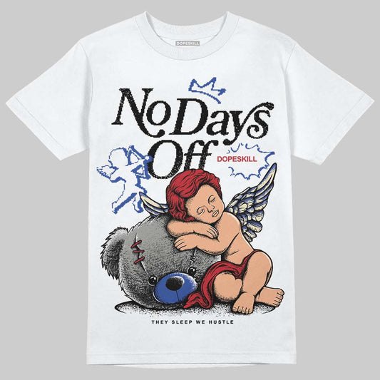Jordan 4 “Rare Air” DopeSkill T-Shirt New No Days Off Graphic Streetwear - White