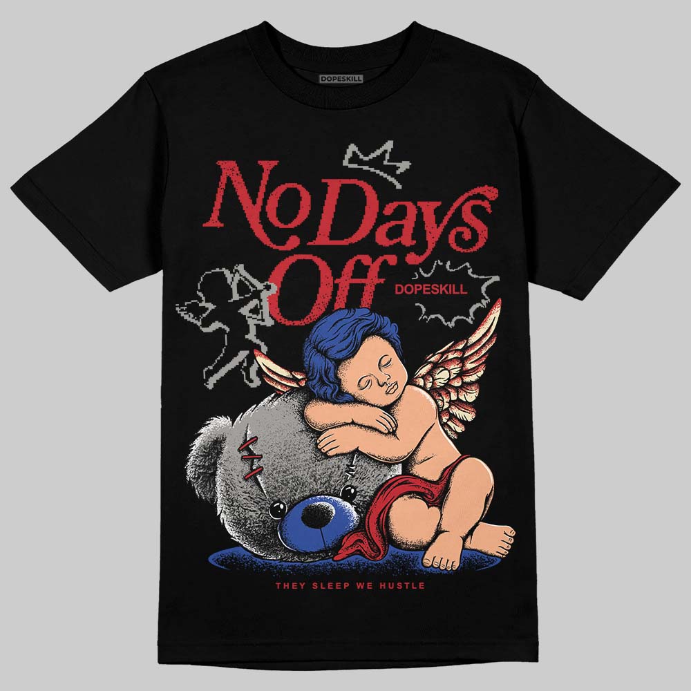 Jordan 4 “Rare Air” DopeSkill T-Shirt New No Days Off Graphic Streetwear - Black