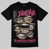 Asics Gel-1130 Pink Glo/ Black DopeSkill T-Shirt The Mouth With No Droughts Graphic Streetwear - black