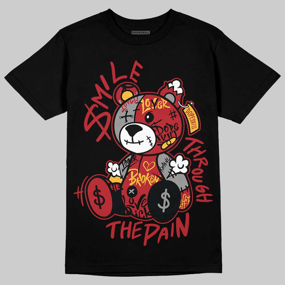 Jordan 14 Golf “Last Shot” DopeSkill T-Shirt Smile Through The Pain Graphic Streetwear - Black