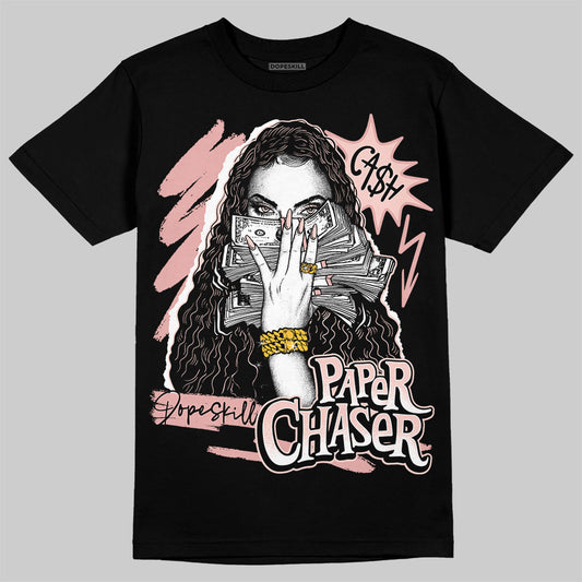 Lanvin Leather Curb Glitter Pale Pink DopeSkill T-Shirt NPC Graphic Streetwear - Black