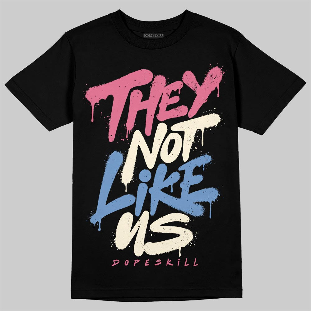 Jordan 1 High OG "Self-Expression" DopeSkill T-Shirt They Not Like Us Graphic Streetwear - Black