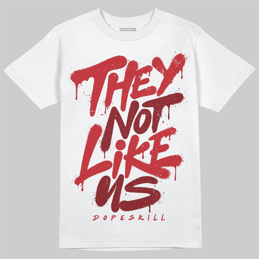 Air Foamposite One Cough Drop (2025) DopeSkill T-Shirt They Not Like Us Graphic Streetwear - White