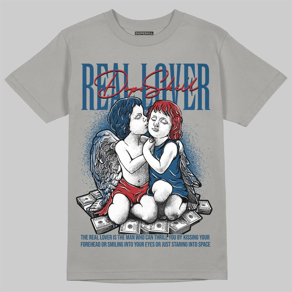 Jordan 12 Retro French Blue (2025) DopeSkill T-Shirt Real Lover Graphic Streetwear - Gravel