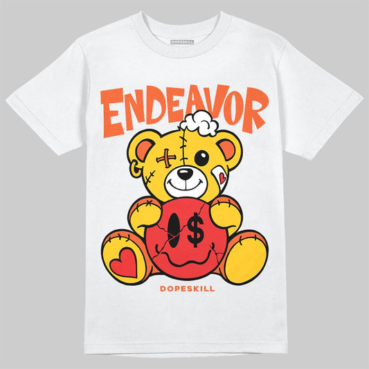Yellow Sneakers DopeSkill T-Shirt Endeavor Graphic Streetwear - White