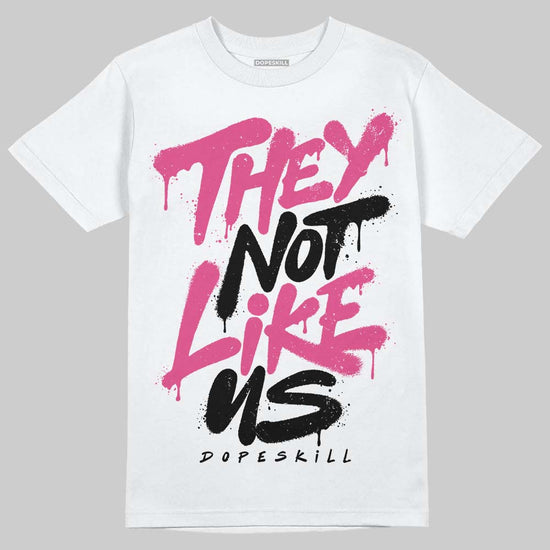Asics Gel-1130 Pink Glo/ Black DopeSkill T-Shirt They Not Like Us Graphic Streetwear - White