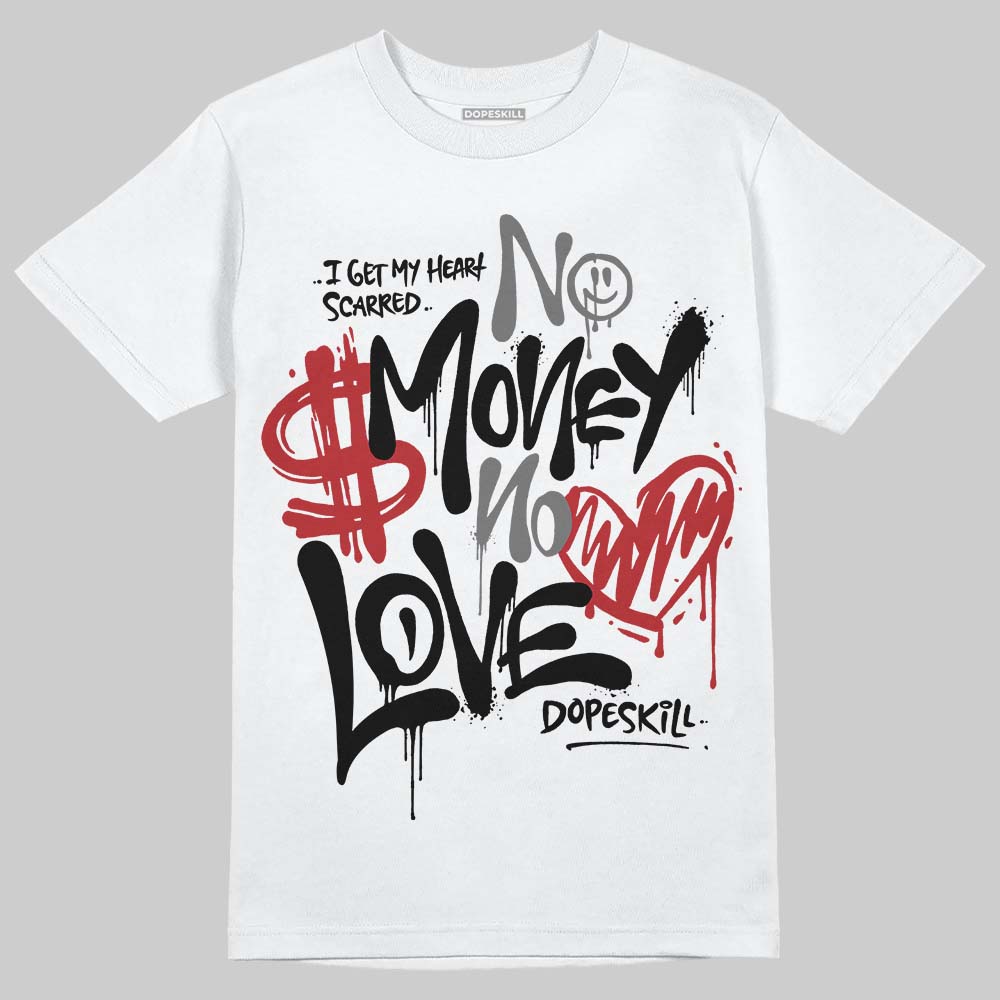 Nigel Sylvester x Jordan 1 Low OG “Nitro” DopeSkill T-Shirt No Money No Love Typo Graphic Streetwear - White