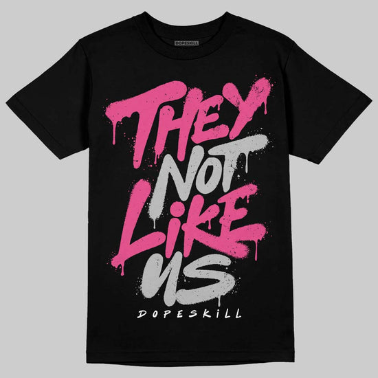 Asics Gel-1130 Pink Glo/ Black DopeSkill T-Shirt They Not Like Us Graphic Streetwear - Black