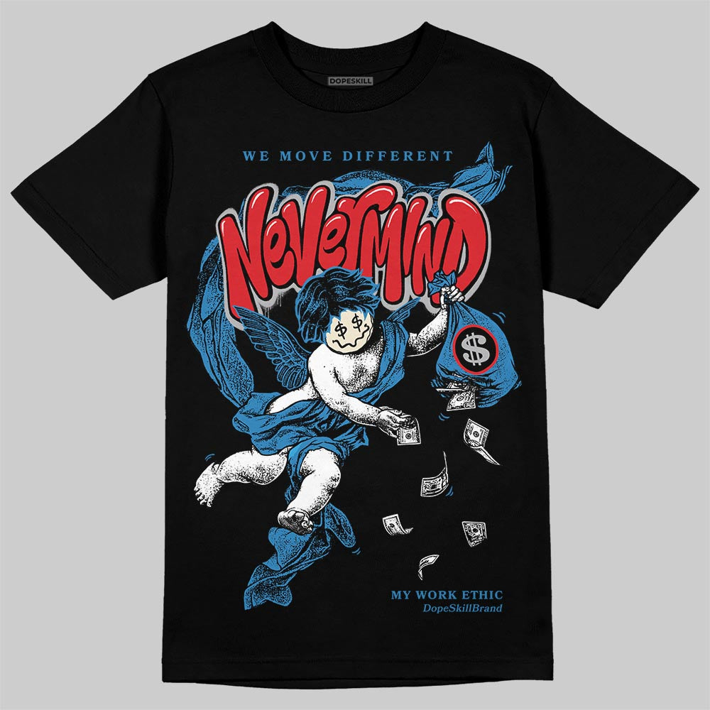 Jordan 3 Retro OG Rare Air DopeSkill T-Shirt Nevermind Graphic Streetwear - black