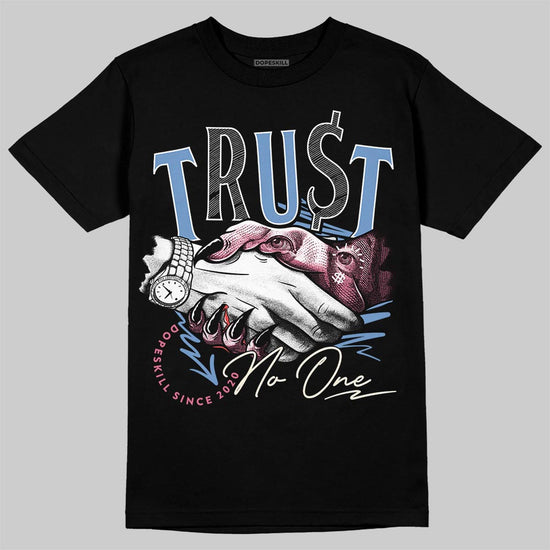 Jordan 1 High OG "Self-Expression" DopeSkill T-Shirt Trust No One Graphic Streetwear - Black