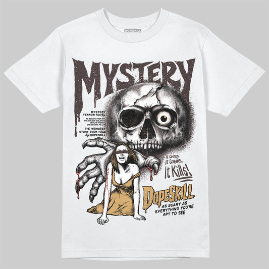Jordan 5 “Earth/Metallic Gold” DopeSkill T-Shirt Mystery Ghostly Grasp Garaphic Streetwear - White