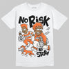 Jordan 1 Retro High OG Shattered Backboard (2025) DopeSkill T-Shirt No Risk No Story Graphic Streetwear - White