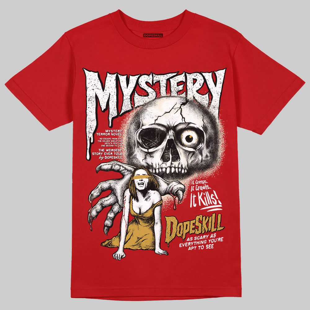 Jordan 1 Retro High OG Black Toe Reimagined DopeSkill T-Shirt Mystery Ghostly Grasp Graphic Streetwear - red