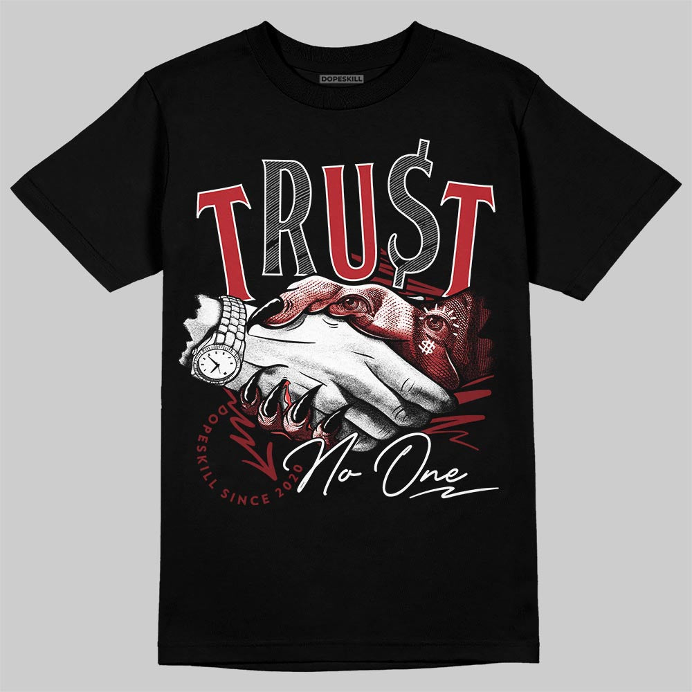 Air Foamposite One Cough Drop (2025) DopeSkill T-Shirt Trust No One Graphic Streetwear - Black