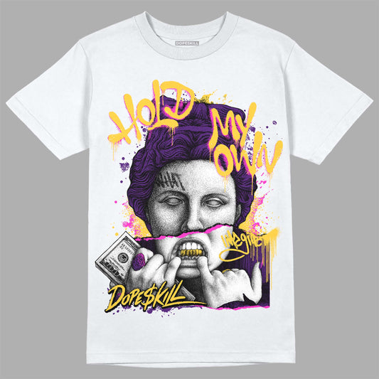 Jordan 12 “Field Purple” DopeSkill T-shirt Hold My Own Graphic Streetwear - White