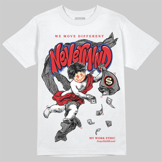 Jordan 3 “Seoul 2.0” DopeSkill T-Shirt Nevermind Graphic Streetwear - White