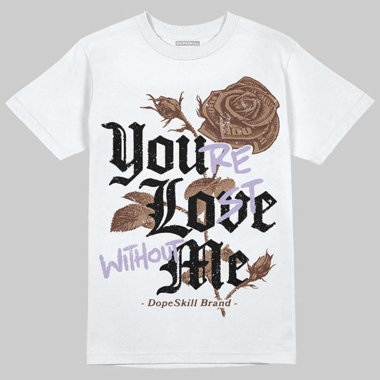 Harris Tweed x Wmns Dunk Low 'Sesame' DopeSkill T-Shirt You’re Lost Without Me Graphic Streetwear - White