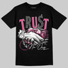 Asics Gel-1130 Pink Glo/ Black DopeSkill T-Shirt Trust No One Graphic Streetwear - Black
