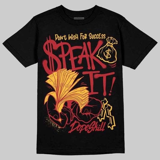 Jordan 14 Golf “Last Shot” DopeSkill T-Shirt Speak It Graphic Streetwear - Black