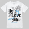 Air Max 95 OG Blue Spark DopeSkill T-Shirt You’re Lost Without Me Graphic Streetwear - White
