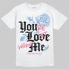 Jordan 1 High OG "Self-Expression" DopeSkill T-Shirt You’re Lost Without Me Graphic Streetwear - White