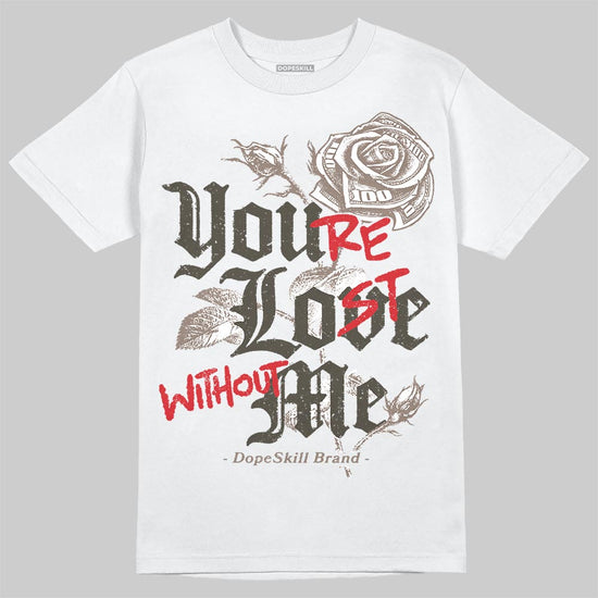 New Balance 204L Mushroom DopeSkill T-Shirt You’re Lost Without Me Graphic Streetwear - White