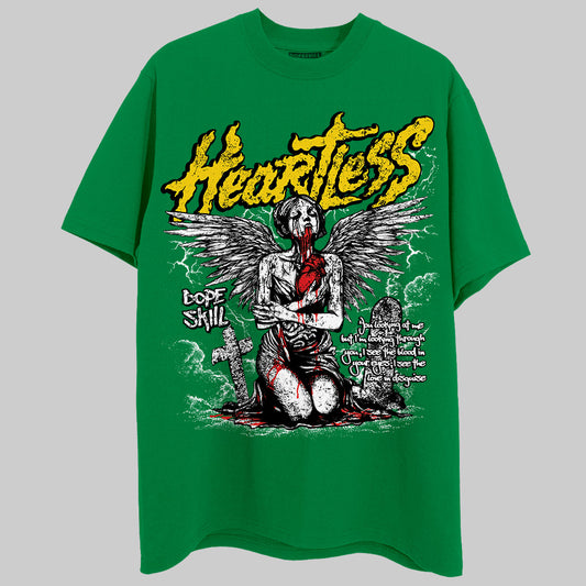 Jordan 5 “Lucky Green” DopeSkill Green T-Shirt Heartless Graphic Streetwear