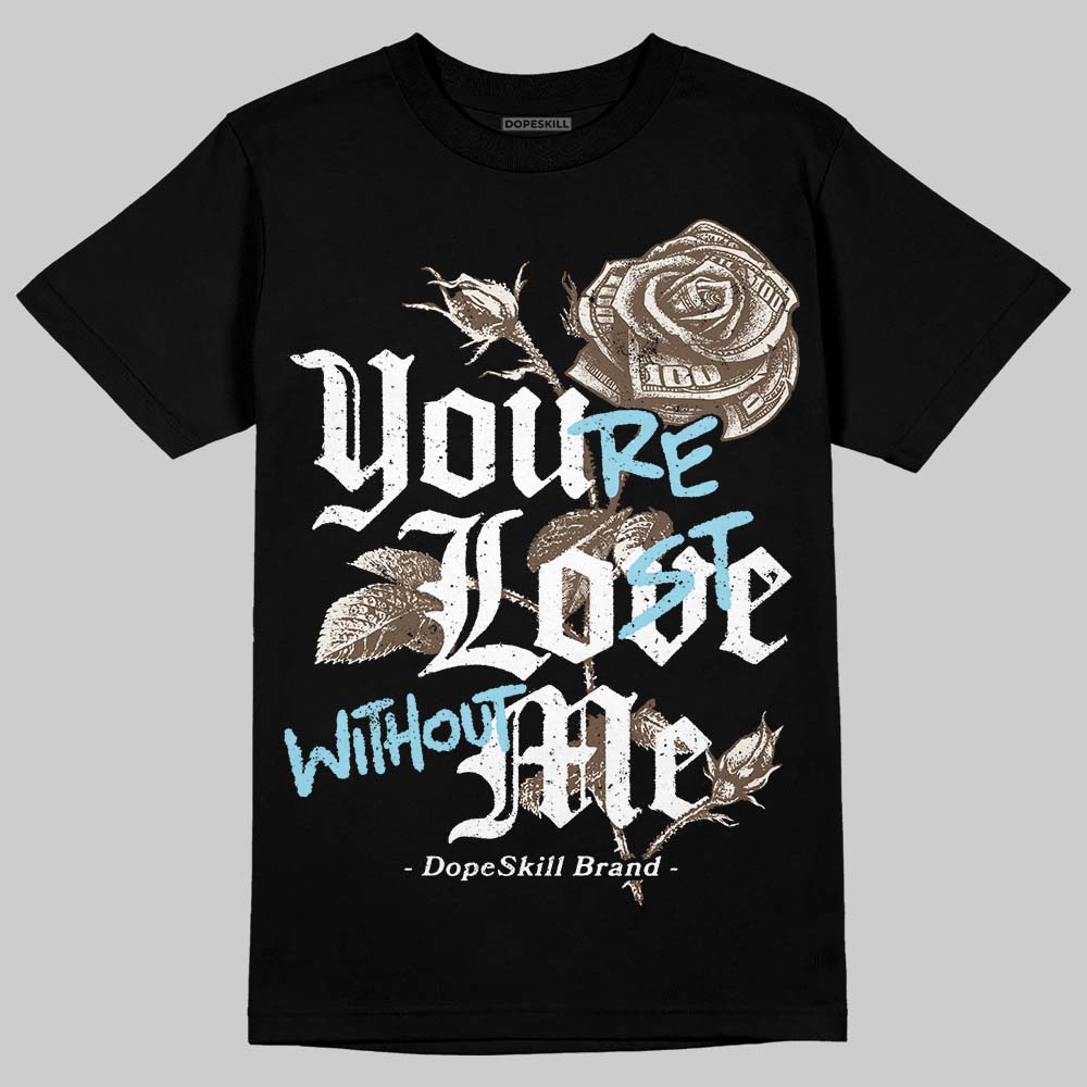 Asics Gel-Kayano 12.1 Cream/Stillwater DopeSkill T-Shirt You’re Lost Without Me Graphic Streetwear - Black