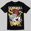 Jordan 12 Retro 'Taxi' 2025 DopeSkill T-Shirt Stay It Busy Graphic Streetwear - Black