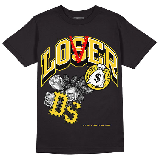Jordan 4 Tour Yellow Thunder DopeSkill T-Shirt Loser Lover Graphic Streetwear - Black