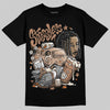 Jordan 4 Retro Cozy Girl DopeSkill T-Shirt Stressless Graphic Streetwear - Black