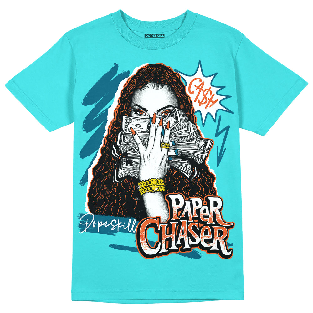 Dunk Low “Miami Dolphins” DopeSkill Tahiti Blue T-shirt NPC Graphic Streetwear