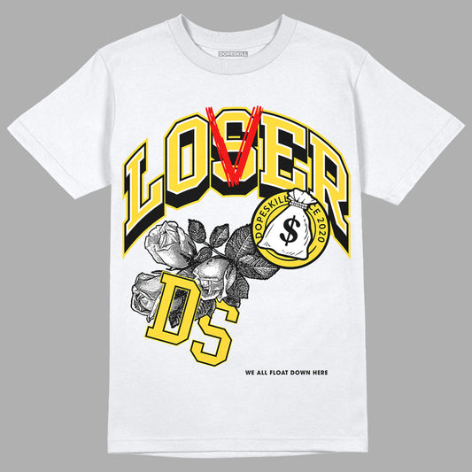 Jordan 4 Tour Yellow Thunder DopeSkill T-Shirt Loser Lover Graphic Streetwear - White