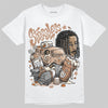 Jordan 4 Retro Cozy Girl DopeSkill T-Shirt Stressless Graphic Streetwear - White