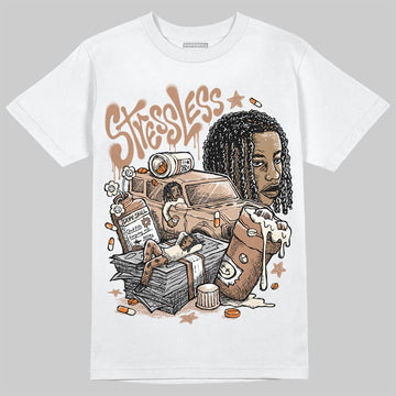 Jordan 4 Retro Cozy Girl DopeSkill T-Shirt Stressless Graphic Streetwear - White
