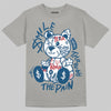 Jordan 12 Retro French Blue (2025) DopeSkill T-Shirt Smile Through The Pain Graphic Streetwear - Gravel