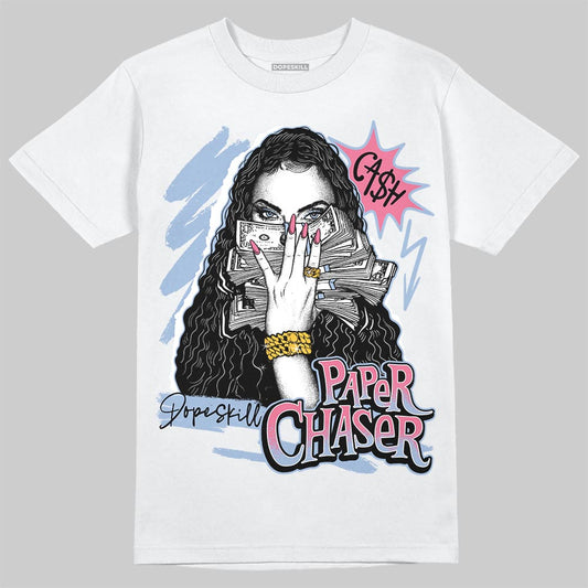 Jordan 3 GS “Denim/Pink Glow” DopeSkill T-Shirt NPC Graphic Streetwear - White