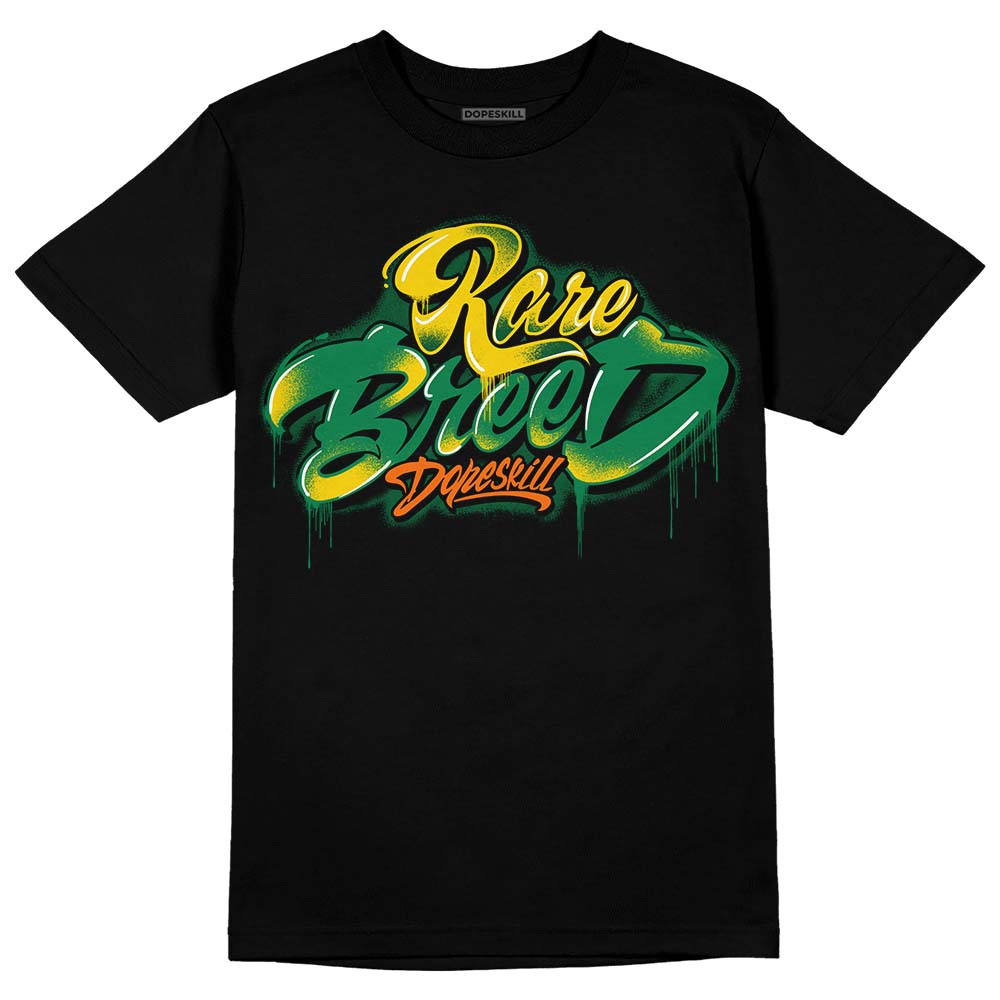 Green Sneakers DopeSkill T-Shirt Rare Breed Type Graphic Streetwear - Black