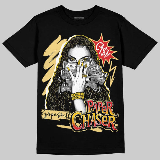 Quai 54 x Air Jordan 1 Retro Low OG Tour Yellow Black DopeSkill T-Shirt NPC Graphic Streetwear - White