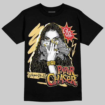 Quai 54 x Air Jordan 1 Retro Low OG Tour Yellow Black DopeSkill T-Shirt NPC Graphic Streetwear - White