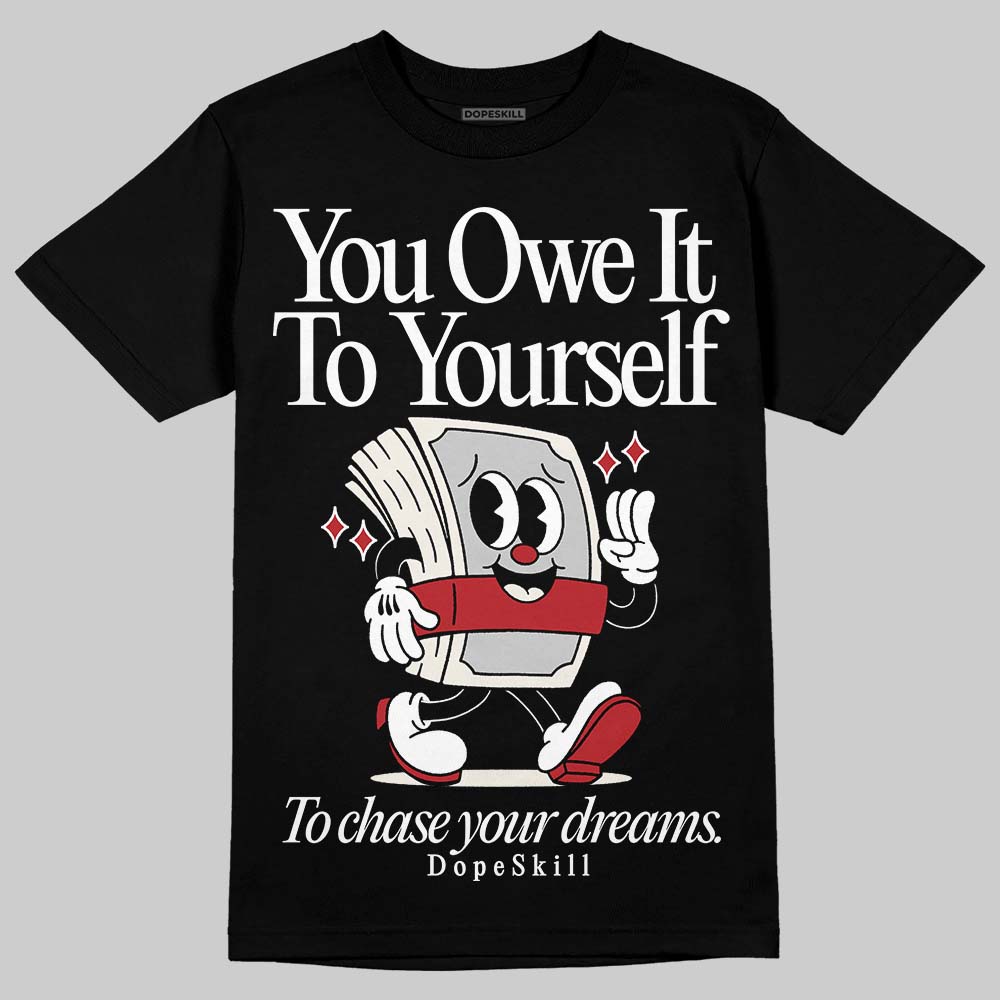 Nigel Sylvester x Jordan 1 Low OG “Nitro” DopeSkill T-Shirt Owe It To Yourself Graphic Streetwear - Black