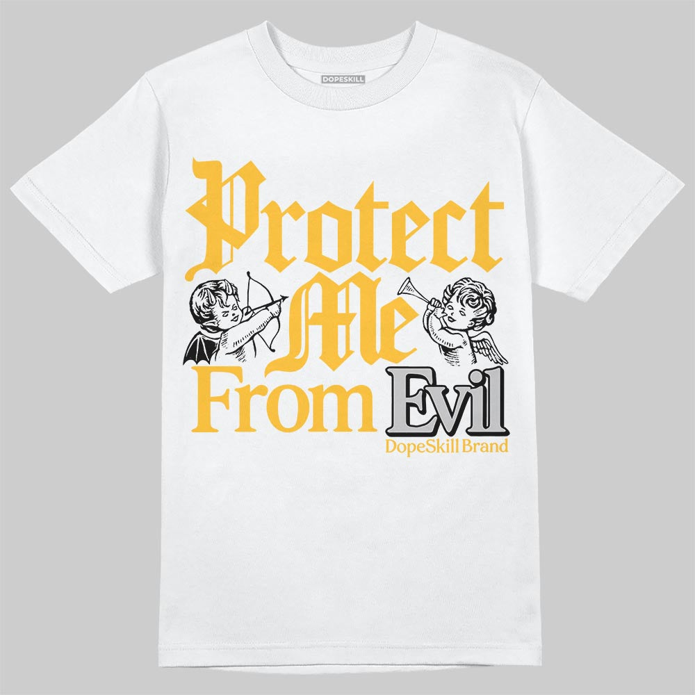 Jordan 5 'Tokyo' DopeSkill T-Shirt Protect Me From Evil Graphic Streetwear - White