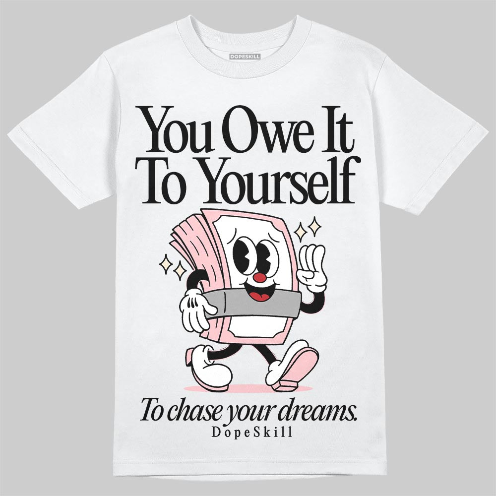 ASICS Gel-Nimbus 10.1 Strawberry DopeSkill T-Shirt Owe It To Yourself Graphic Streetwear - White