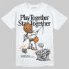 Jordan 14 Golf "US Open" DopeSkill T-Shirt Play together, Stay together Graphic Streetwear - White